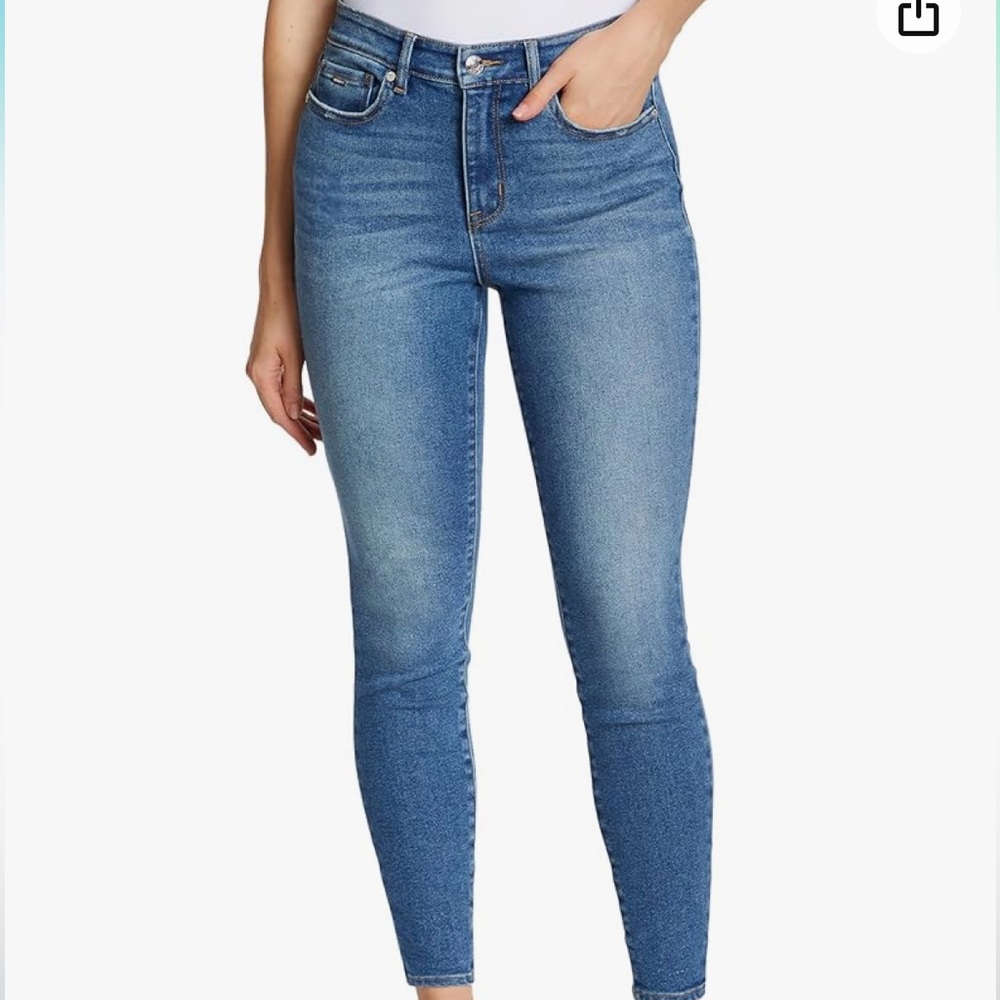 Nine West Womens High Rise Perfect Skinny Jean